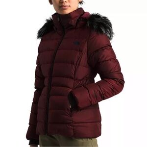 NWT The North Face Gotham Jacket II Women’s XS Deep Garnet Red Down Puffer Coat